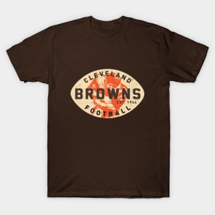 Retro Cleveland Browns 2 by Buck Tee T-Shirt